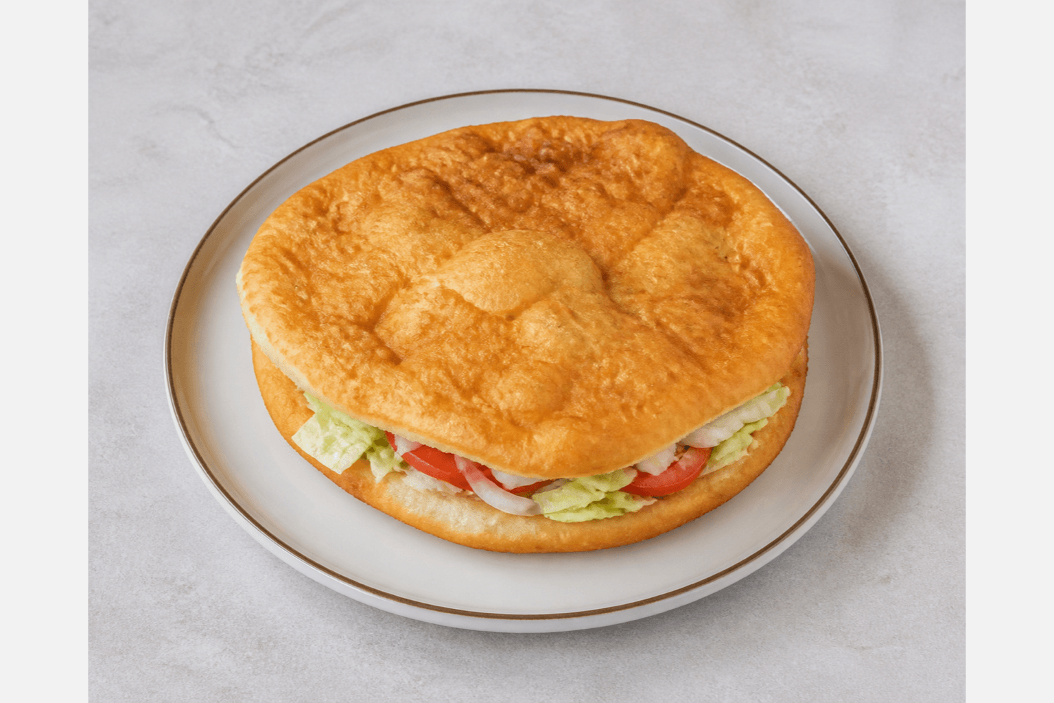 Photorealistic Torta frita menu-main p05 food image by VDAMO