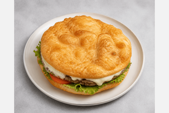 Photorealistic Torta frita menu-main p10 food image by VDAMO