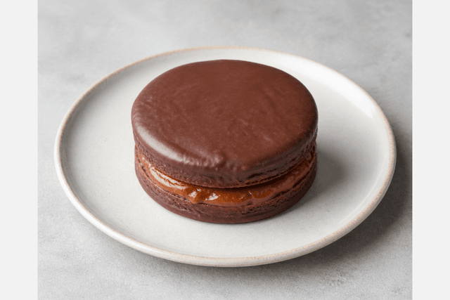Photorealistic Uruguayan alfajor menu-main p04 food image by VDAMO