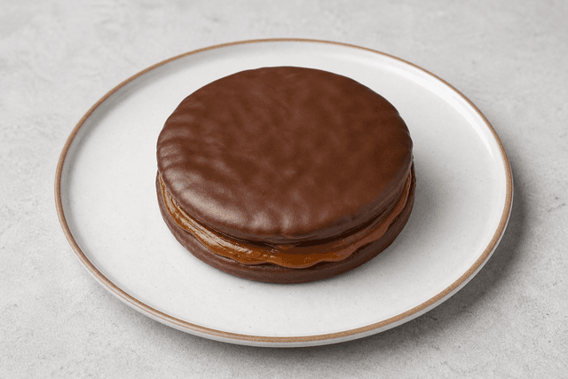Photorealistic Uruguayan alfajor menu-main p05 food image by VDAMO