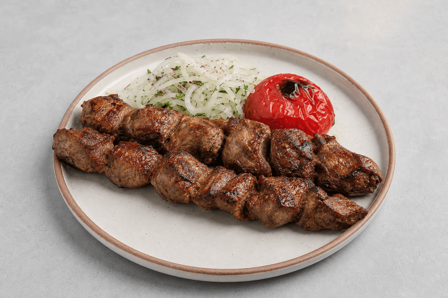 Photorealistic Uzbek shashlik menu-main p08 food image by VDAMO