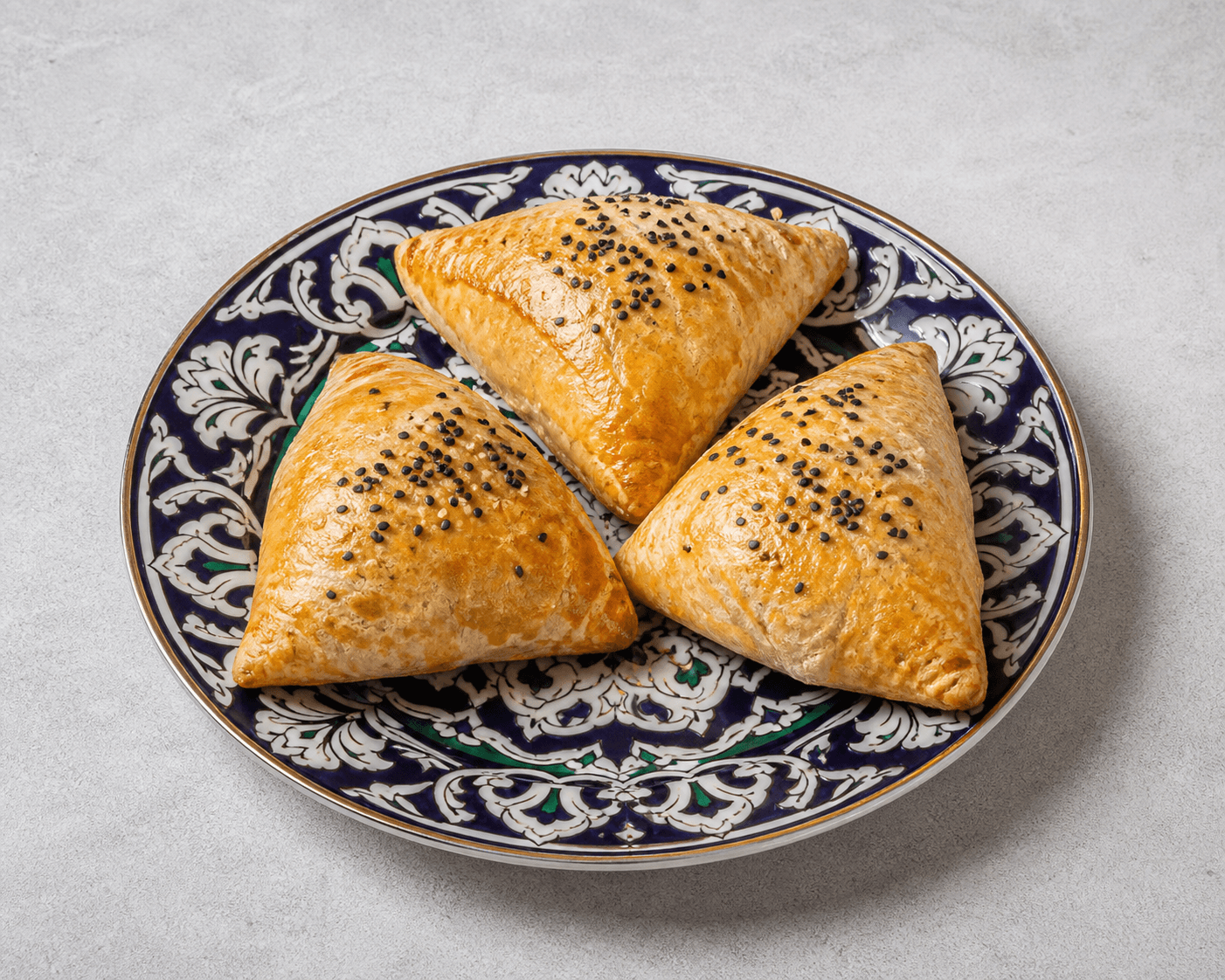 Photorealistic Uzbek samsa menu-main p04 food image by VDAMO