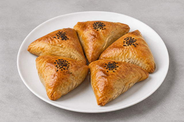 Photorealistic Uzbek samsa menu-main p10 food image by VDAMO