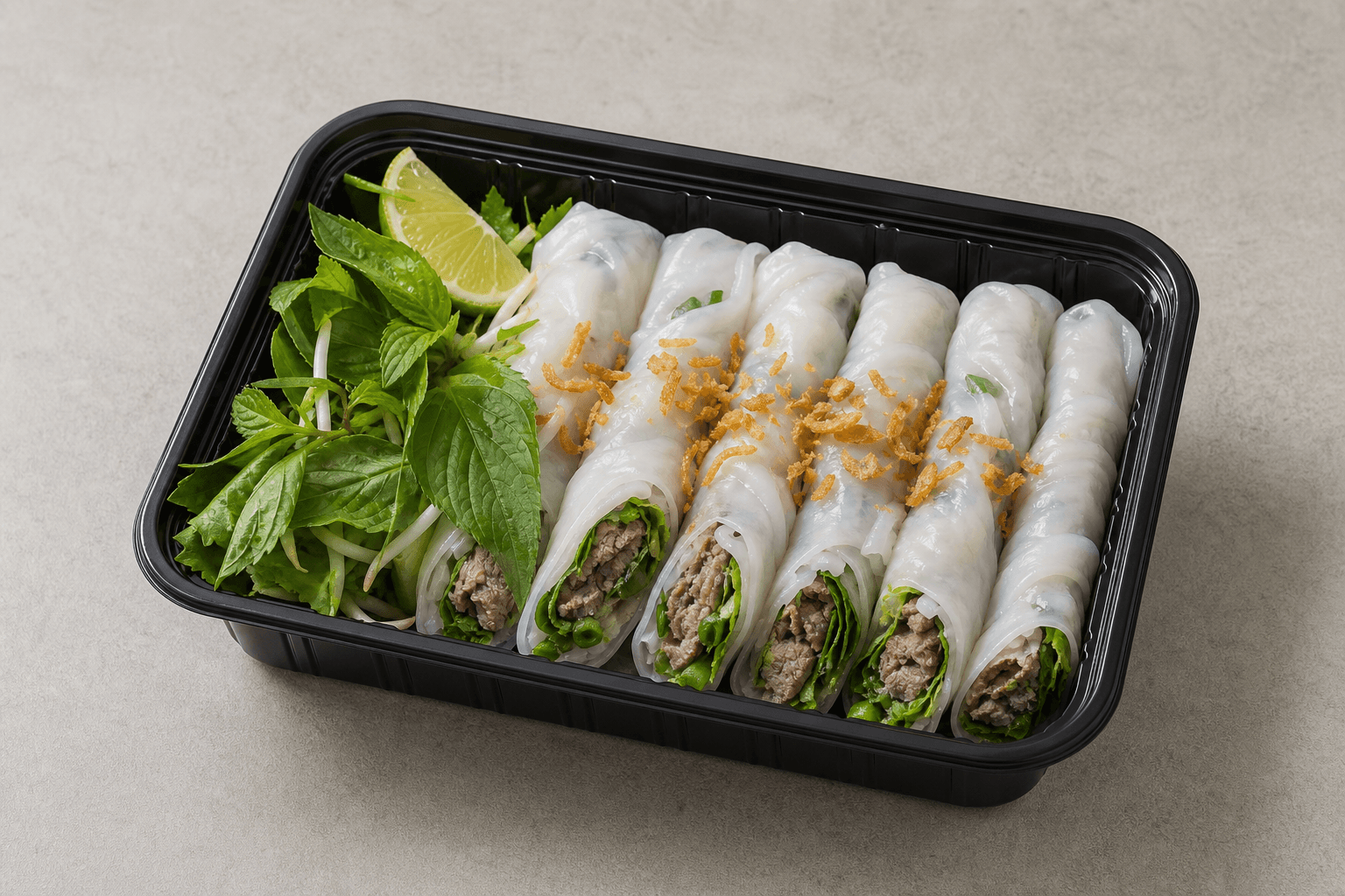 Photorealistic Pho cuon menu-main p06 food image by VDAMO