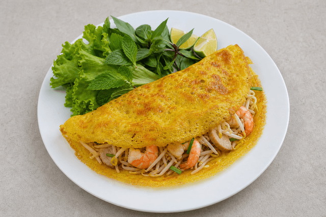 Photorealistic Banh xeo menu-main p01 food image by VDAMO