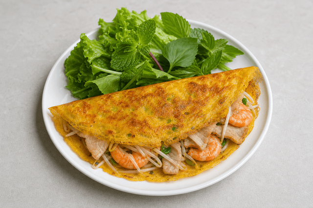 Photorealistic Banh xeo menu-main p09 food image by VDAMO
