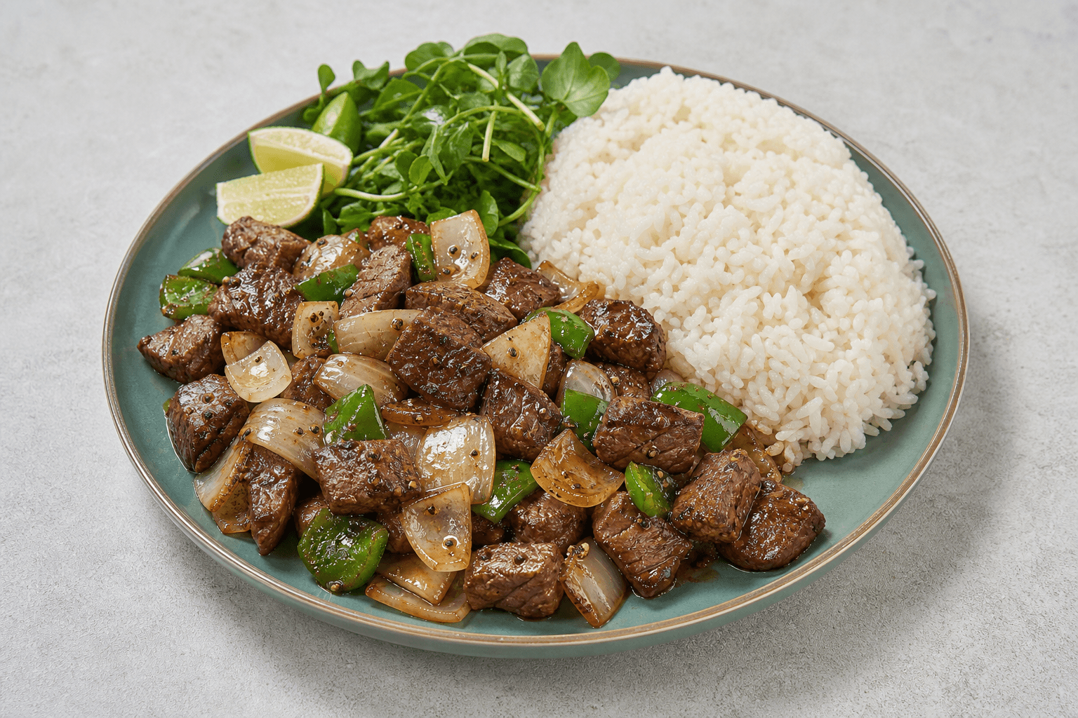 Photorealistic Shaking beef style 004 P10 food image by VDAMO