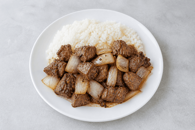 Photorealistic Shaking beef style 088 P01 food image by VDAMO