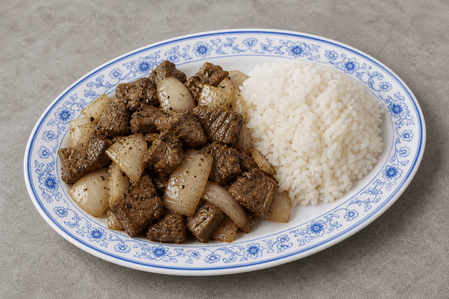 Photorealistic Shaking beef style 136 P03 food image by VDAMO