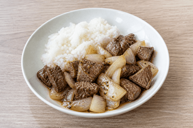 Photorealistic Shaking beef style 136 P04 food image by VDAMO