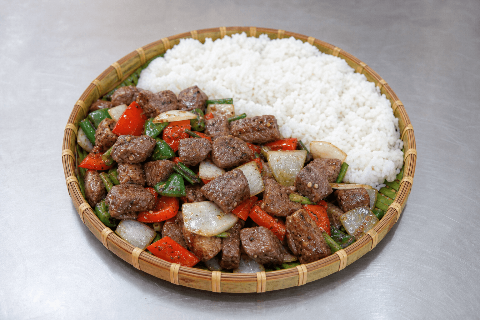Photorealistic Shaking beef style 136 P10 food image by VDAMO