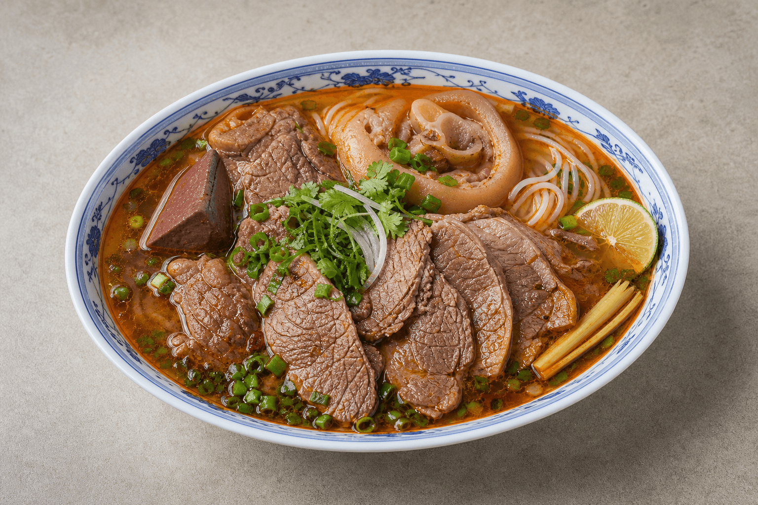 Photorealistic Bun bo Hue P03 food image by VDAMO
