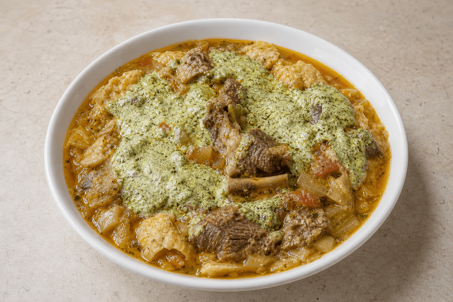 Photorealistic Saltah P04 food image by VDAMO