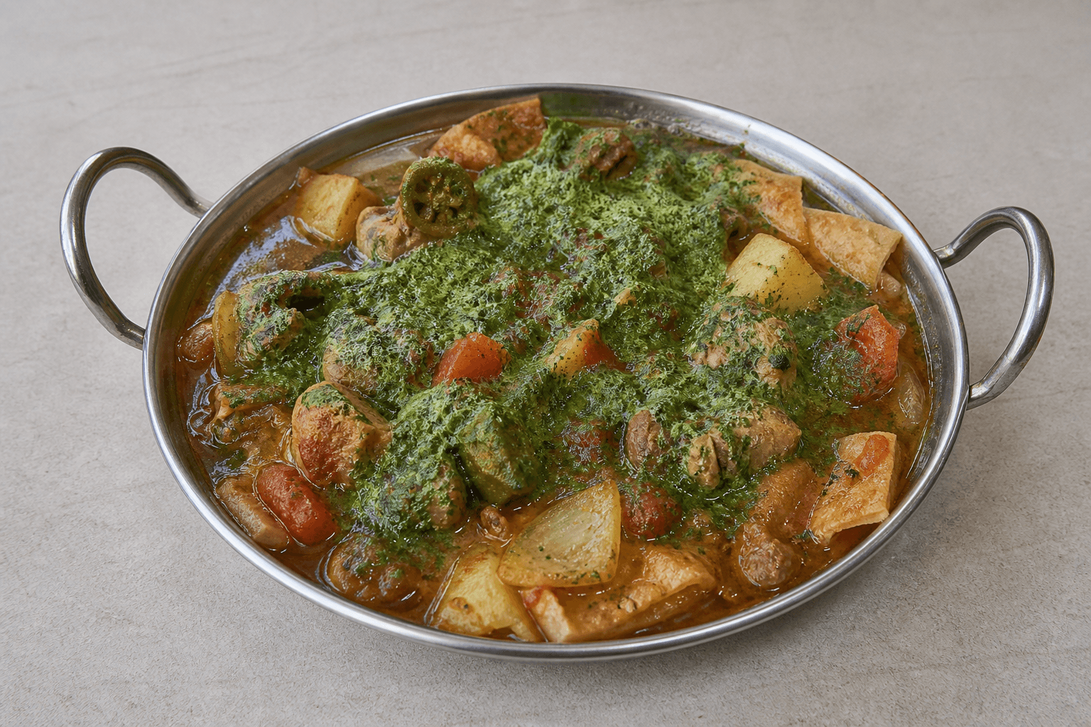 Photorealistic Saltah P05 food image by VDAMO