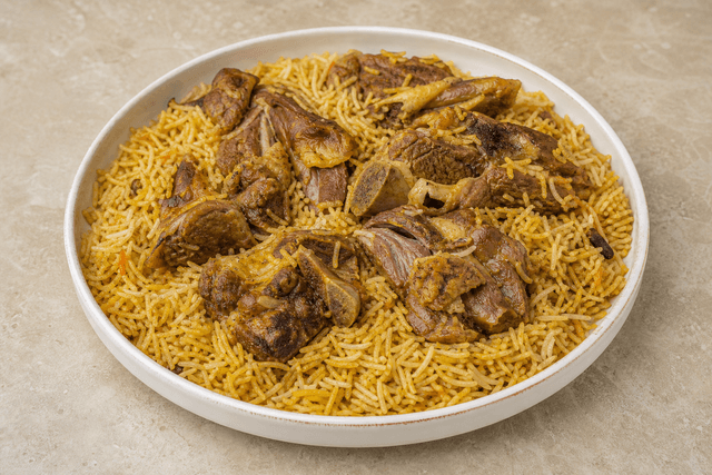 Photorealistic Lamb mandi menu-main p04 food image by VDAMO