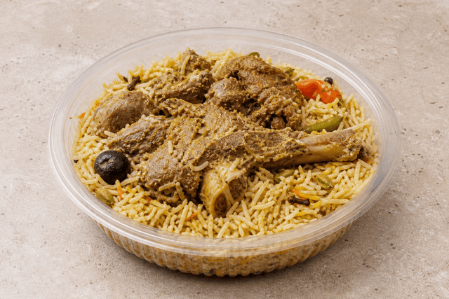 Photorealistic Lamb mandi menu-main p07 food image by VDAMO