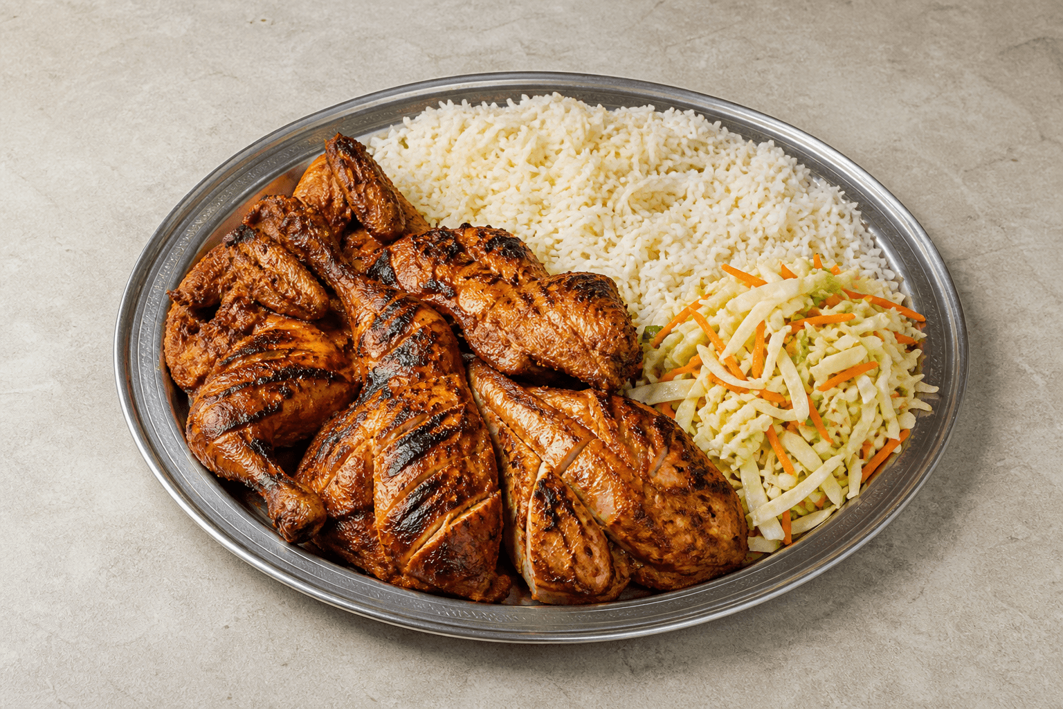 Photorealistic South African chicken meal 007 P10 food image by VDAMO