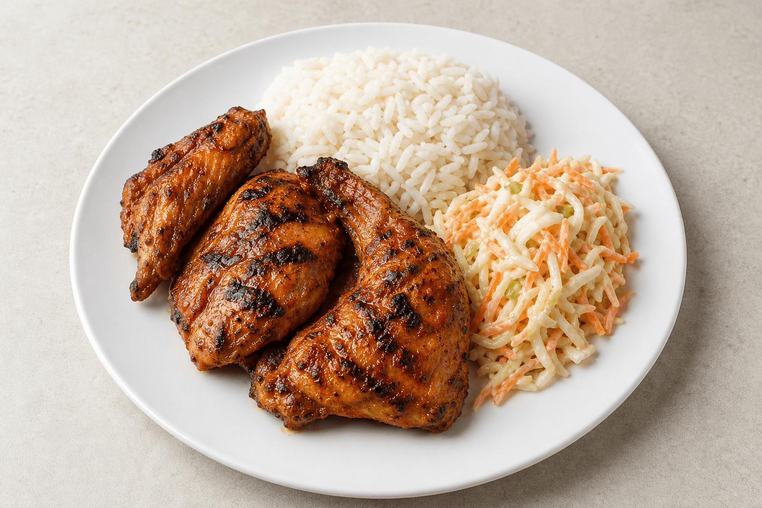 Photorealistic South African chicken meal 055 P01 food image by VDAMO