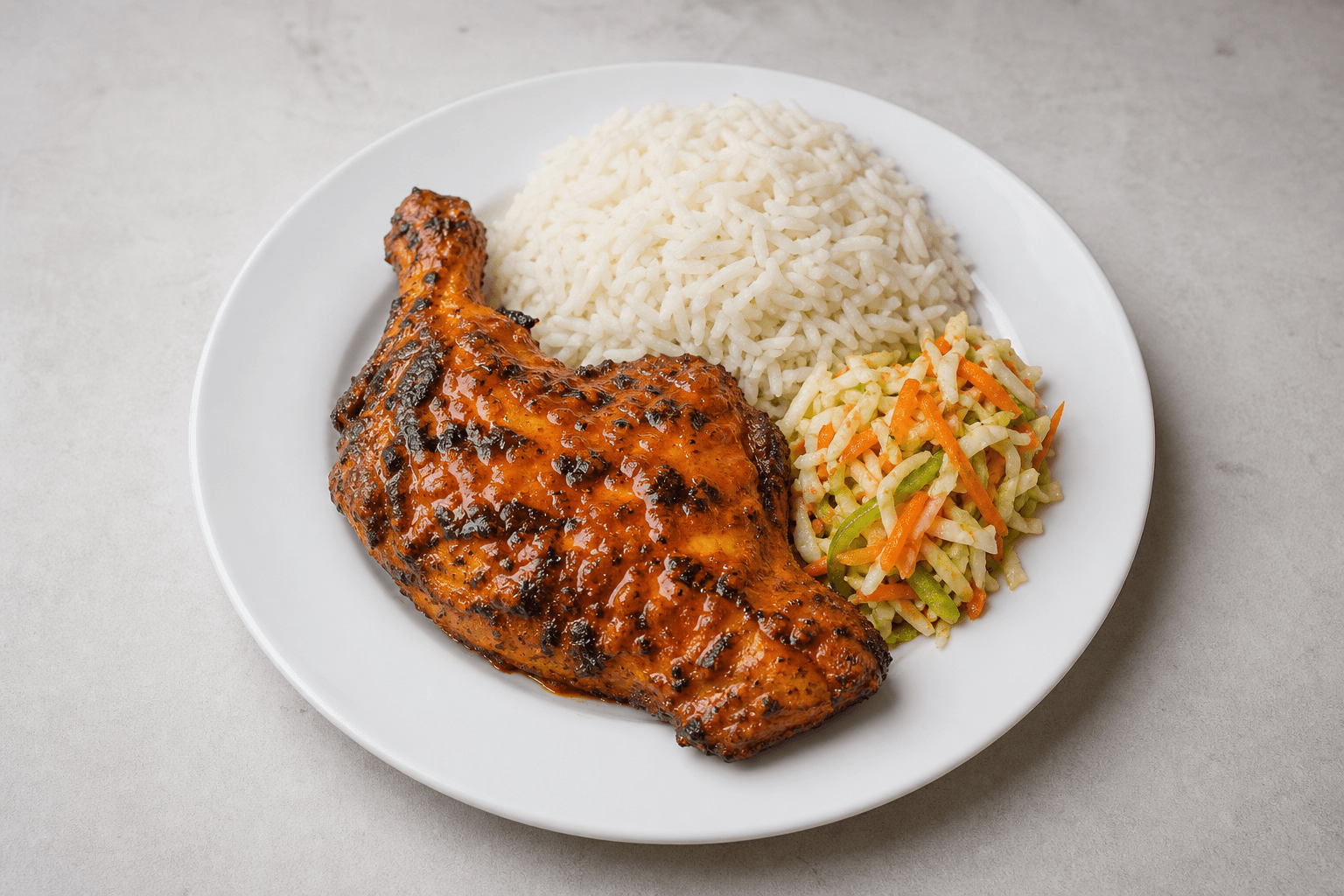 Photorealistic South African chicken meal 063 P01 food image by VDAMO