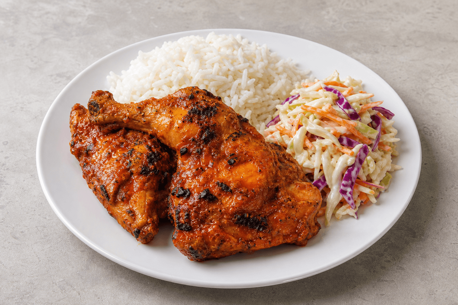 Photorealistic South African chicken meal 087 P01 food image by VDAMO