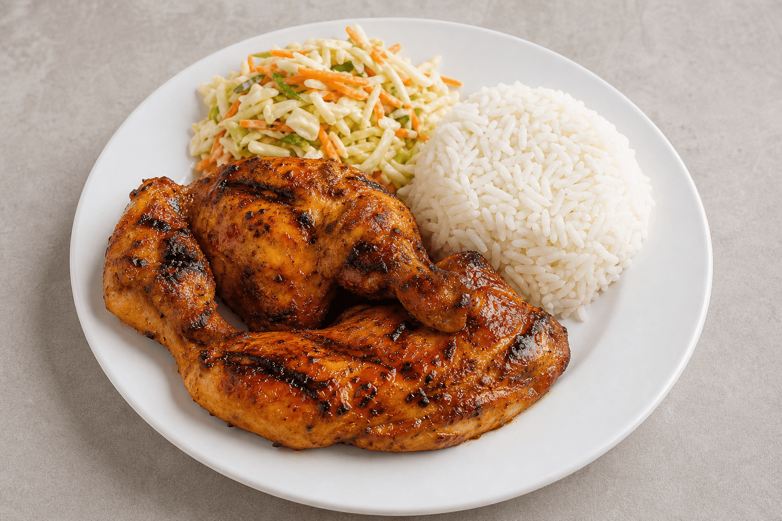 Photorealistic South African chicken meal 095 P01 food image by VDAMO