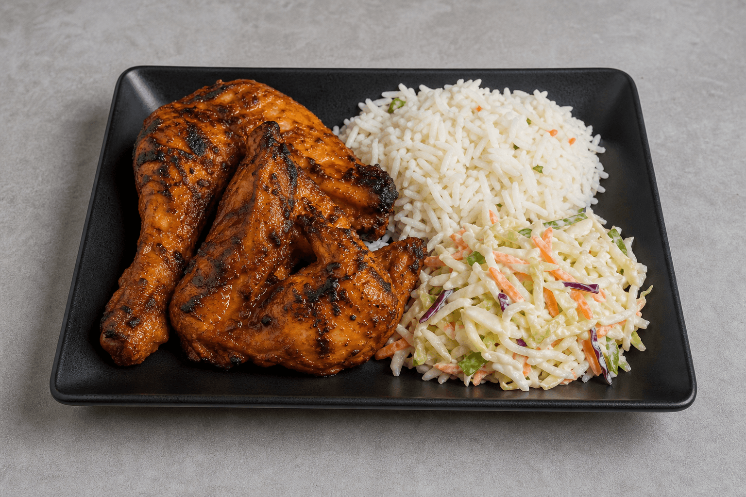 Photorealistic South African chicken meal 095 P02 food image by VDAMO