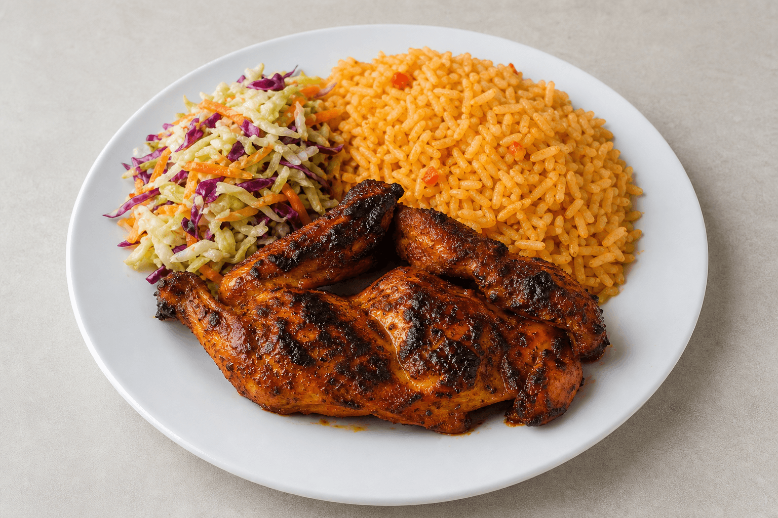 Photorealistic South African chicken meal 103 P01 food image by VDAMO