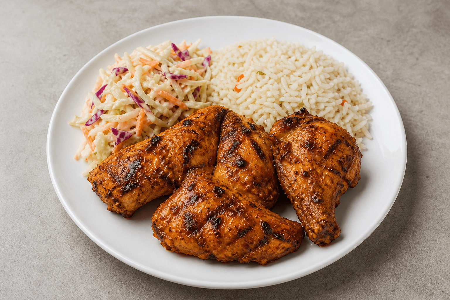 Photorealistic South African chicken meal 135 P01 food image by VDAMO
