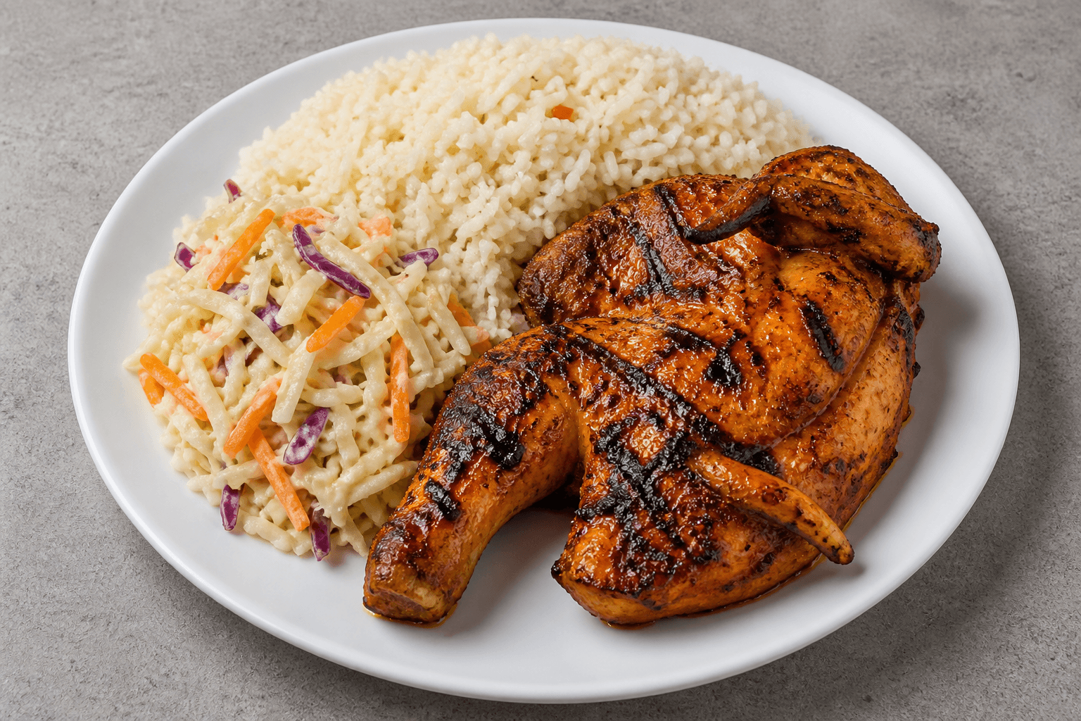Photorealistic South African chicken meal 151 P01 food image by VDAMO