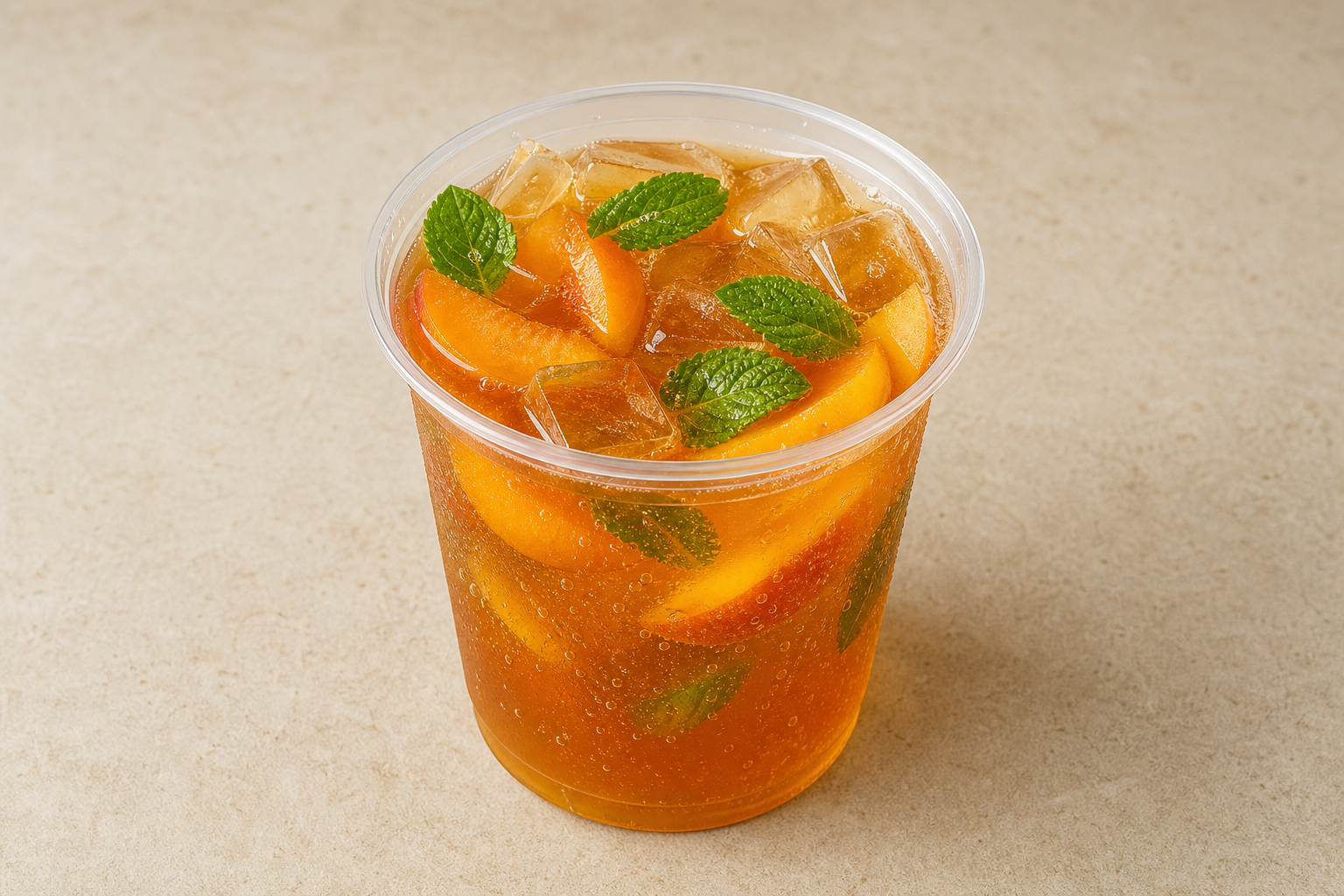Photorealistic AE Iced peach tea bar-drink P07 food image by VDAMO