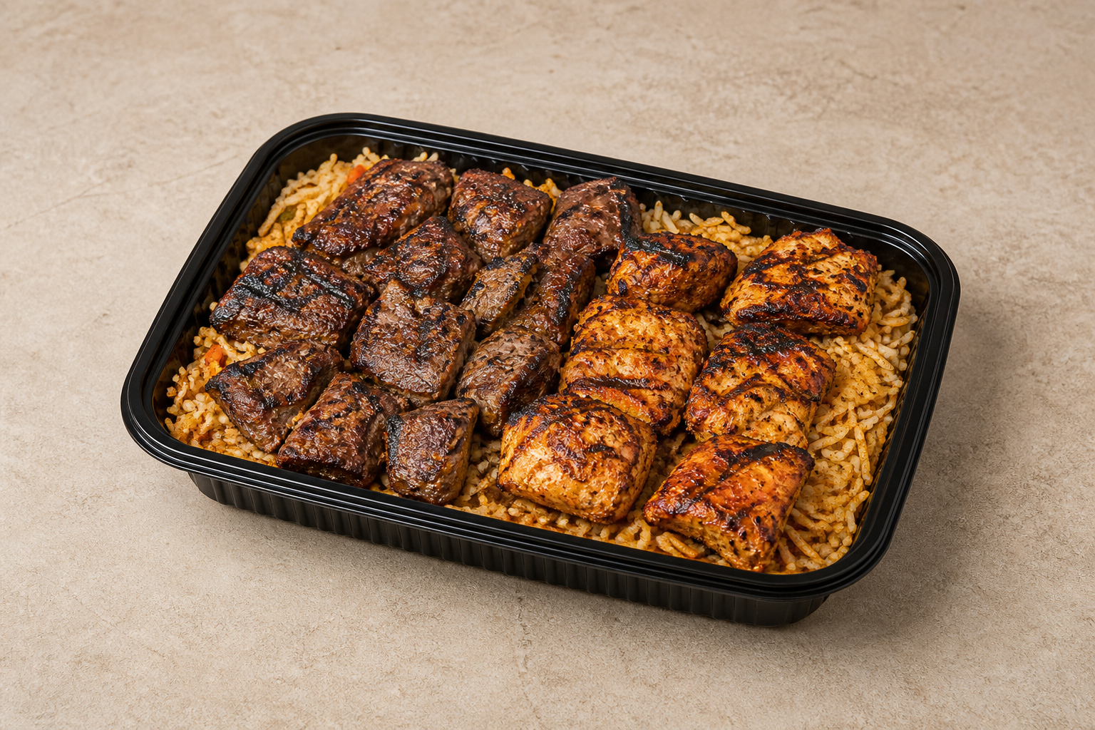 Photorealistic AE Barbecue rice set barbecue P06 food image by VDAMO