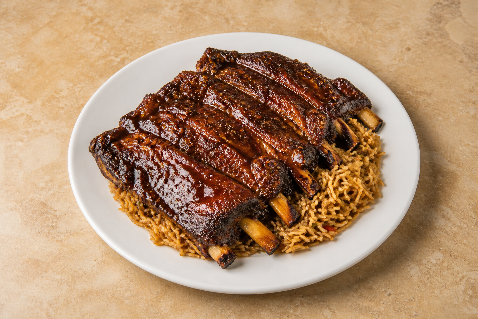 AE Honey barbecue ribs barbecue P01 — United Arab Emirates dish