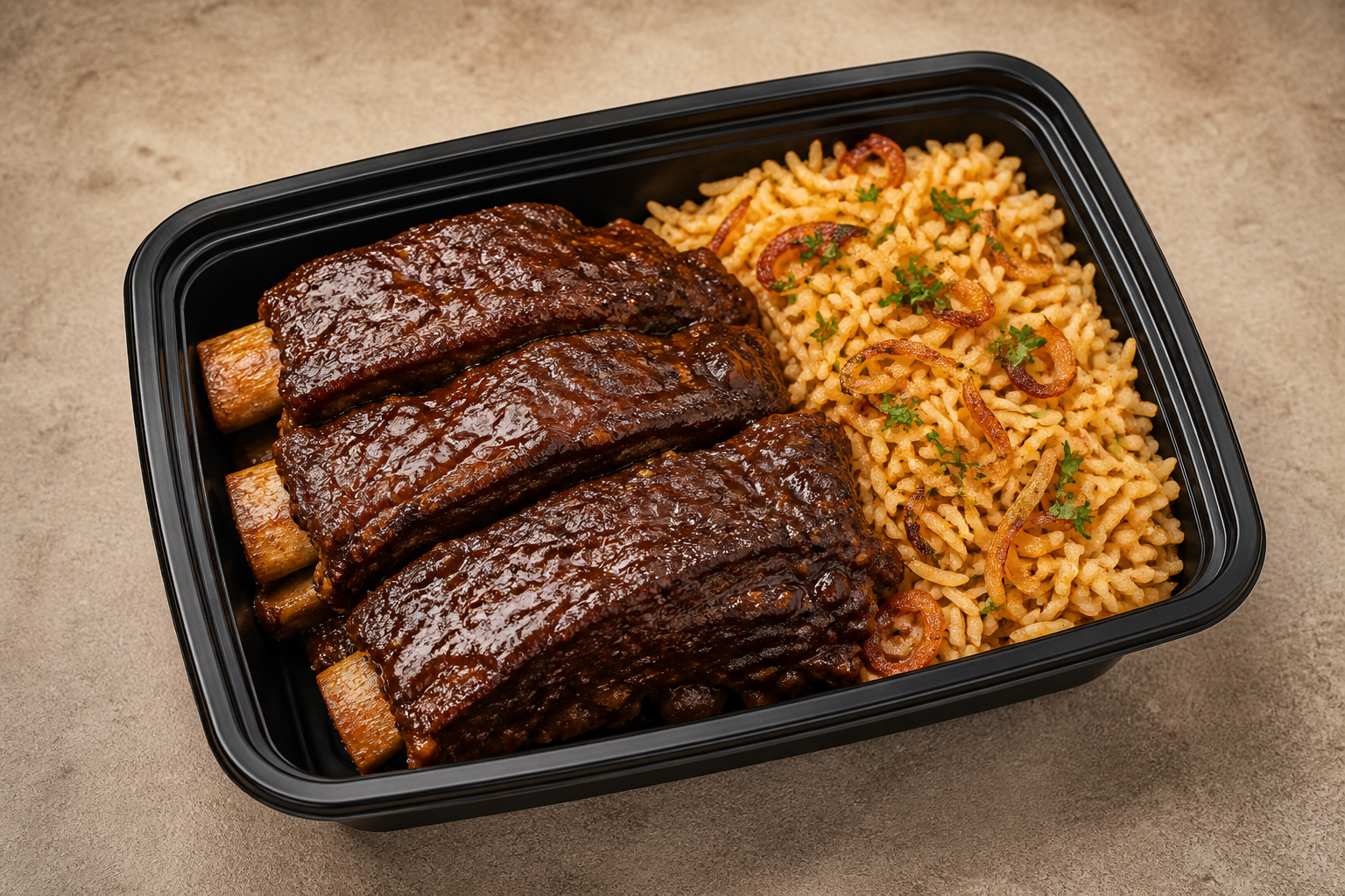AE Honey barbecue ribs barbecue P06 — United Arab Emirates dish