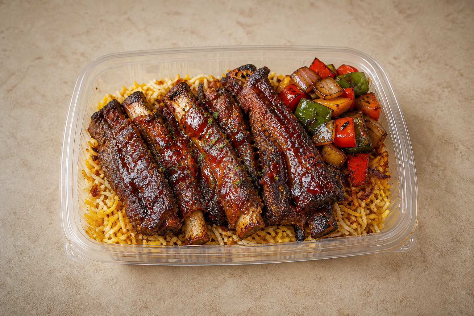 AE Honey barbecue ribs barbecue P07 — United Arab Emirates dish