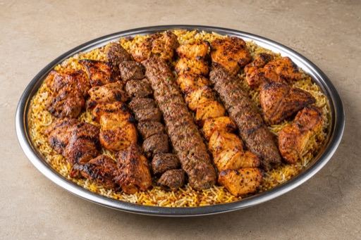 Photorealistic AE Mixed barbecue platter barbecue P10 food image by VDAMO