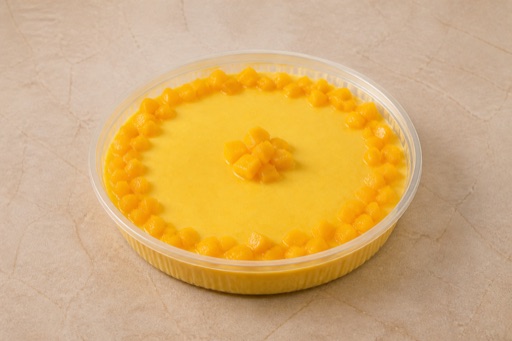 Photorealistic AE Mango pudding cup dessert P10 food image by VDAMO