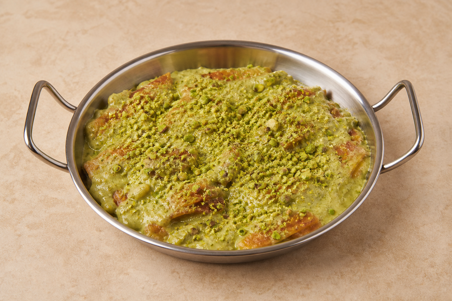 AE Pistachio dessert plate dessert P05 — United Arab Emirates dish