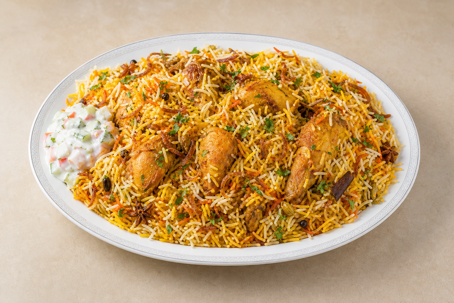 Photorealistic Chicken biryani box P03 food image by VDAMO