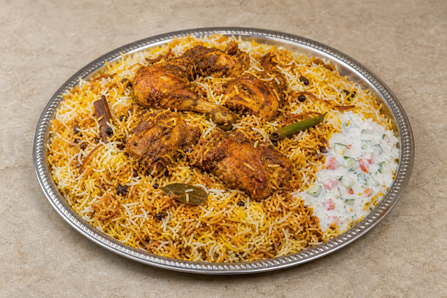 Photorealistic Chicken biryani box P10 food image by VDAMO