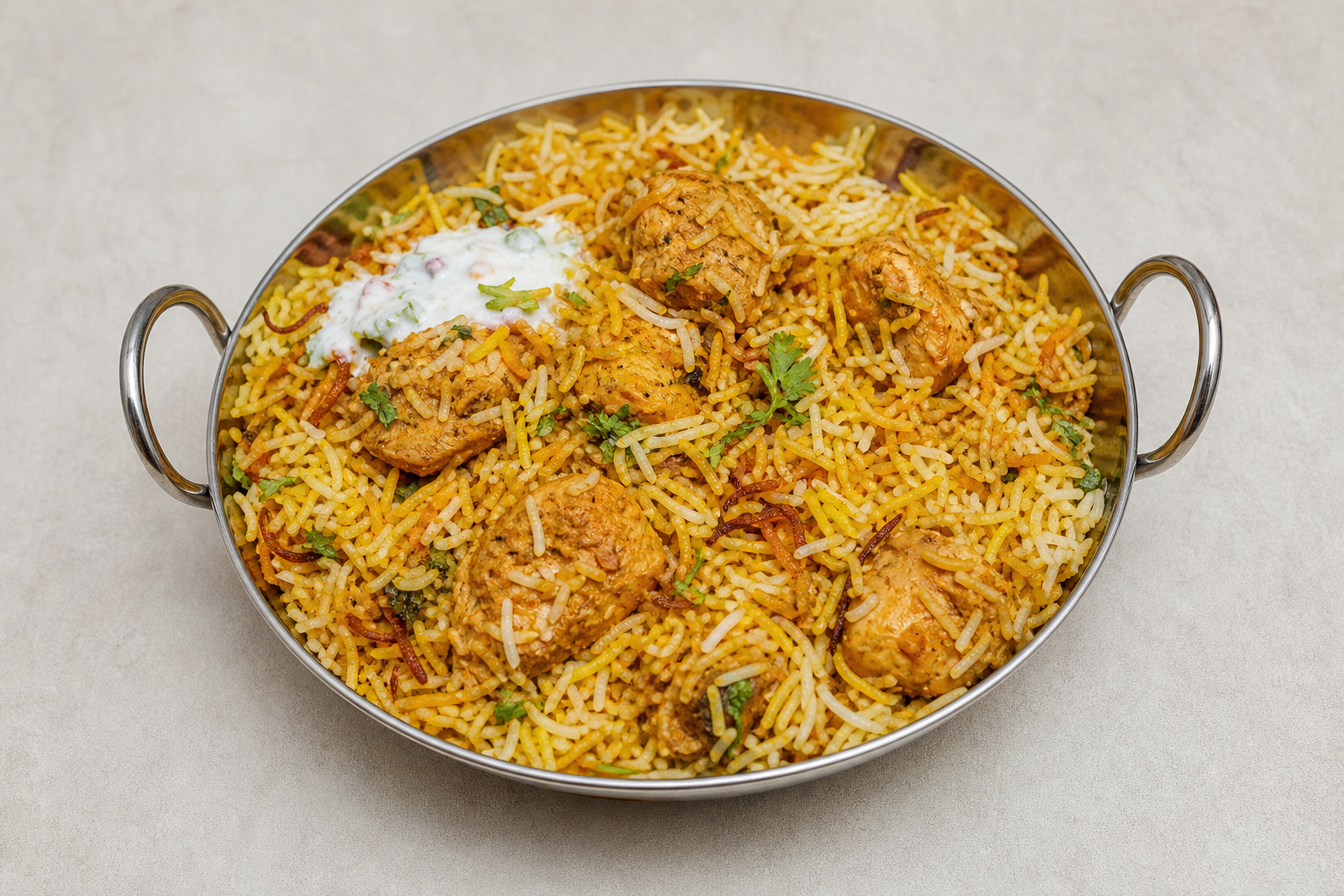Photorealistic Chicken biryani box P05 food image by VDAMO