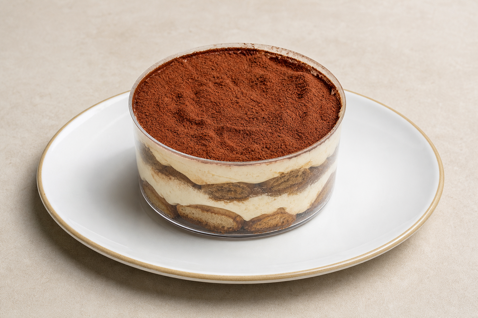 Photorealistic AT Tiramisu cup dessert P03 food image by VDAMO