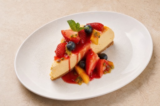 AU Fruit cheesecake slice dessert P03 — Australia dish