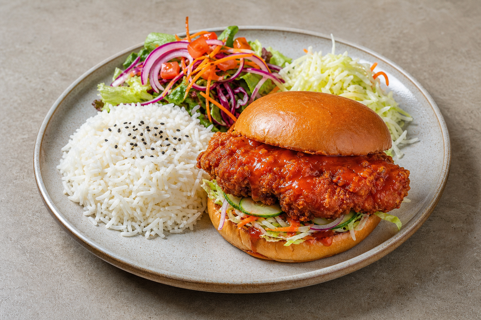 AU Spicy chicken sandwich fast-food P10 — Australia dish