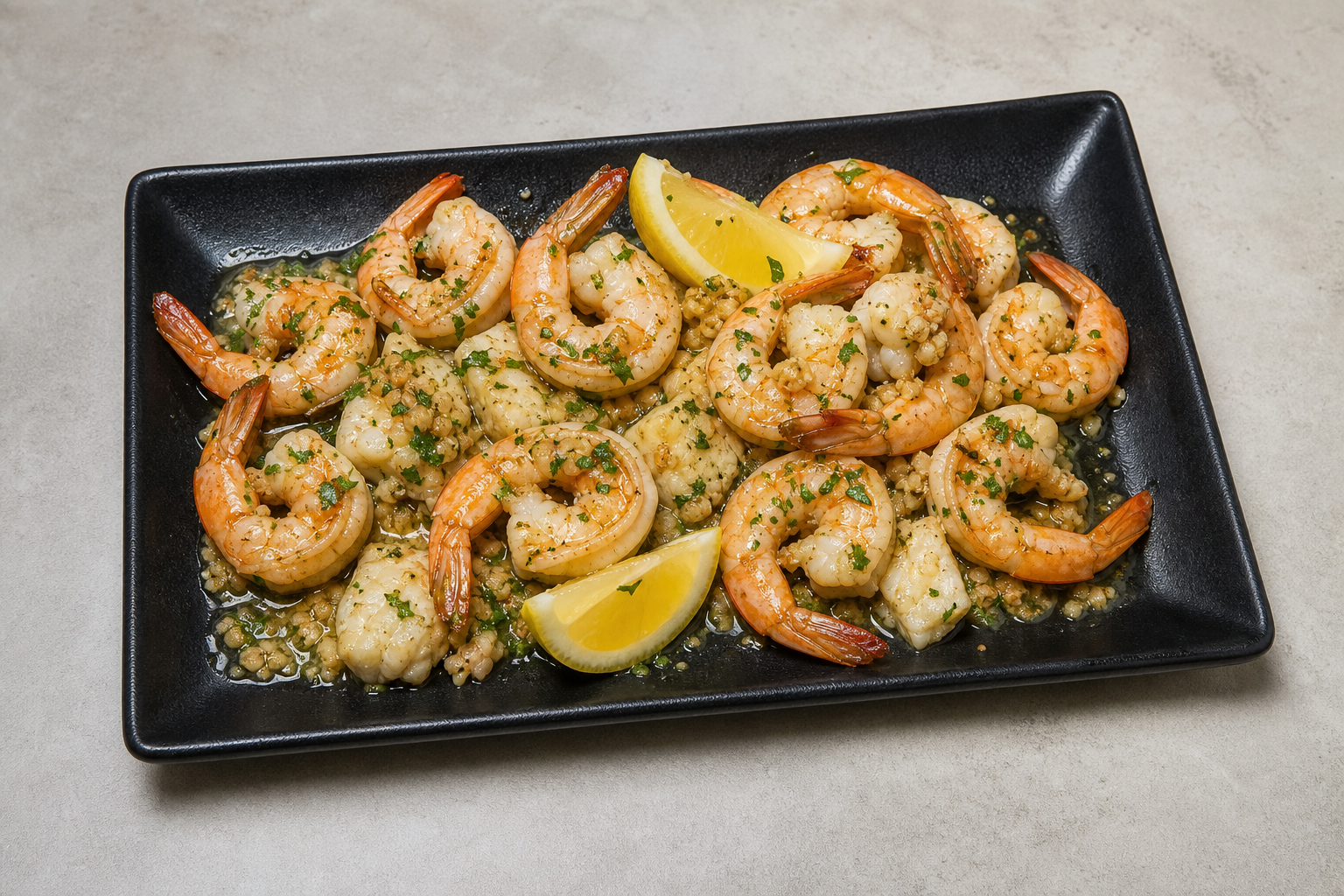 AU Garlic butter shrimp seafood P02 — Australia dish
