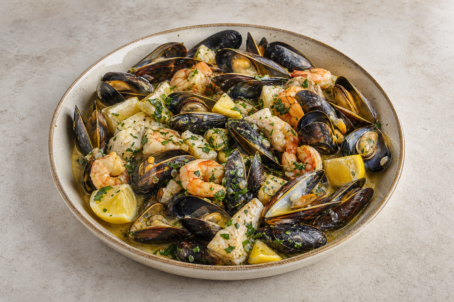 AU Steamed mussels pot seafood P10 — Australia dish
