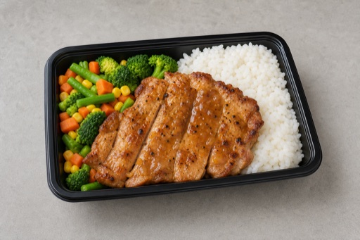 AU Pork chop plate western P06 — Australia dish