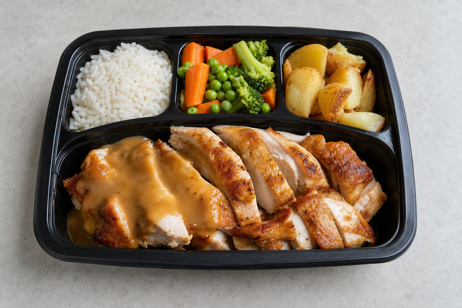 AU Roast chicken meal western P08 — Australia dish