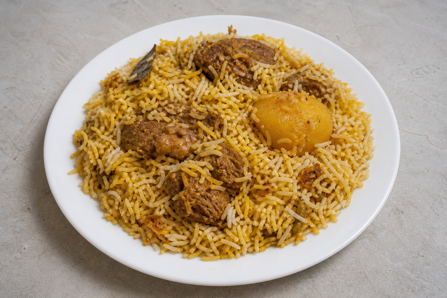 Bangladeshi biryani box P01 — dish