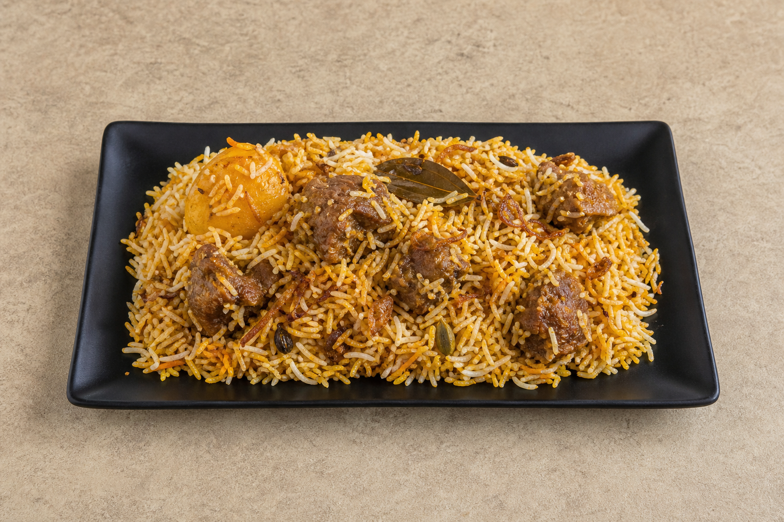 Bangladeshi biryani box P02 — dish