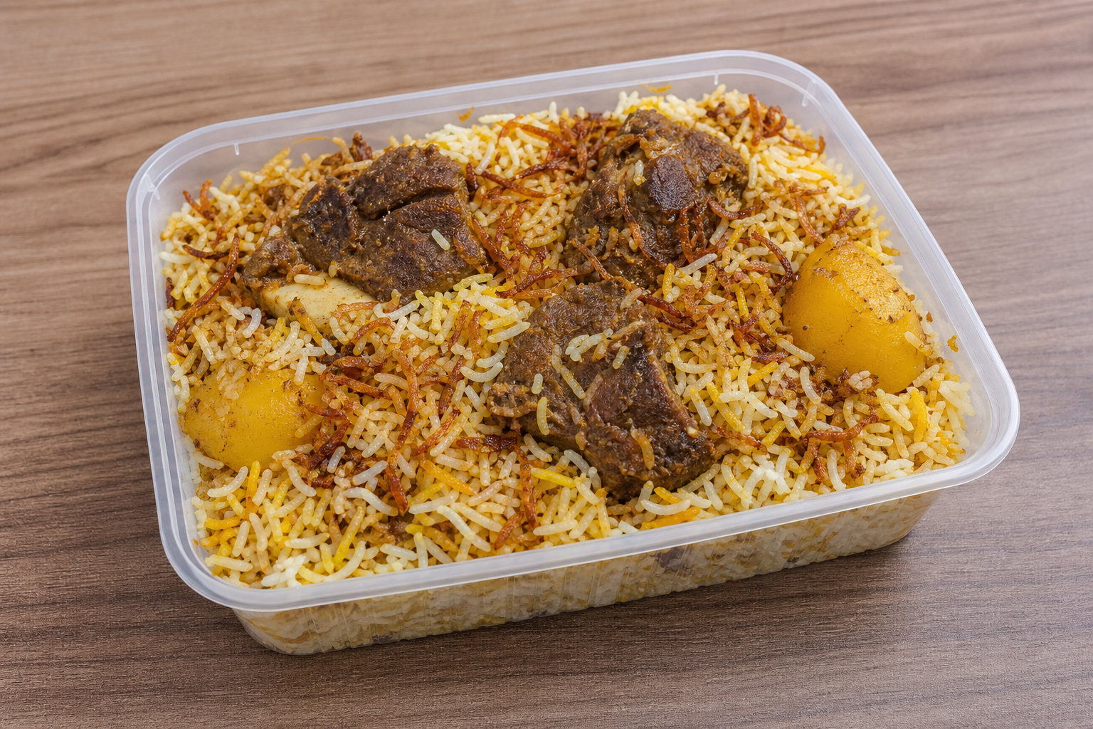 Bangladeshi biryani box P07 — dish